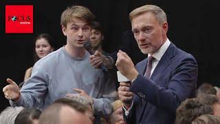 Als Gast zum Rundumschlag gegen Lindner ausholt, bügelt der ihn ab