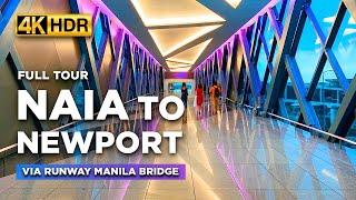 The Modern-Looking BRIDGE from NAIA to Newport | Tour of Runway Manila and Newport World Resorts