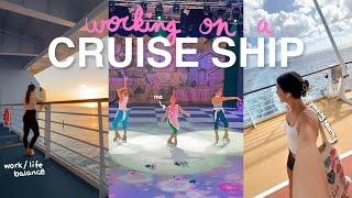 life as a CRUISE SHIP performer on the UTOPIA of the seas  skater pov, at-home gel, rehearsals