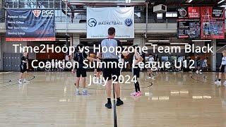 Time2Hoop vs Hoopzone Team Black U12