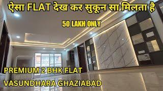 2 bhk flat for sale in Vasundhara Ghaziabad||wide road with gated community||luxurious interior work