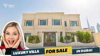 Luxury Villa for Sale Near Downtown Dubai | Private Pool, Parking & Garden