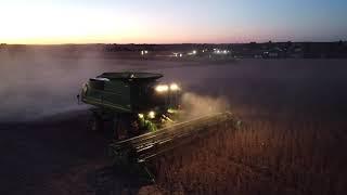 Northern Illinois Soybean Harvest