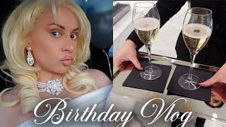 I'M BACK! 1 HOUR BIRTHDAY VLOG! Penthouse tour, luxury designer haul, dinner, shopping & makeup!