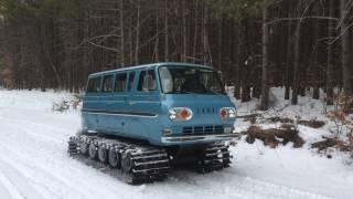 Falcon Club Wagon on a Snowcat