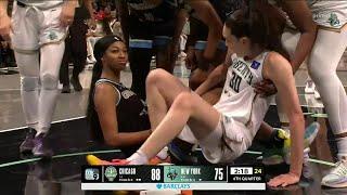 Angel Reese Highlights In Chicago Sky Win vs New York Liberty (13pts/9reb) | WNBA