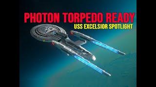 USS Excelsior With Photon Torpedoes - Star Trek - Space Engineers