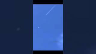 Incredible High speed chase in the sky~Jet CHASES UFO across the daytime sky #mrmbb333 #sky #shorts