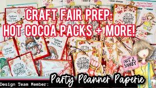 #N2SOctober24 Craft Fair Prep With Me! 6x6 Smash! Hot Cocoa Packs + More! No Scrap Templates!