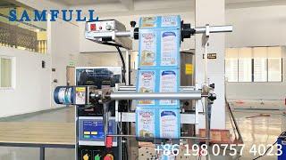 Small vffs sachet filling machine for detergent #detergentchemicals #laundry