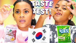 Trying Korean Candy For The 1st Time!