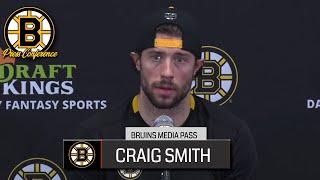 Craig Smith on Bad Late Game Execution: "It's Happened to Often." | Bruins Postgame