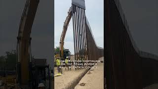 Construction continues on the Texas border wall in Zapata County. Texas won’t back down.