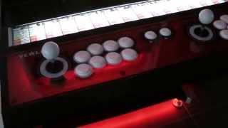 Taito Vewlix F Cabinet, running Street Fighter IV Ultra