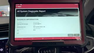 Thinkcar Euro Max - intelligent diagnosis - topology- save report - Audi q3 2019 @ThinkcarOfficial