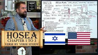 Hosea Chapter 1 through 3 Verse by verse Bible Study from King James #marriage #divorce #israel