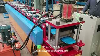 Europe style metal picket fence slat roll forming machine / Dura fence metal automatic roll former