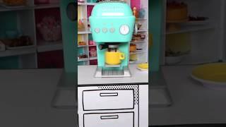 ️ Miniverse Appliances espresso machine #shorts #youtubeshorts #miniverse #minifood #asmr