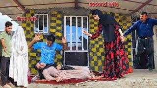 The husband's attempt to throw out the second wife and protect Zahra