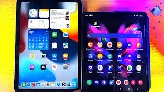 iPad mini 6 Size Comparison to Samsung Galaxy Z Fold 3!