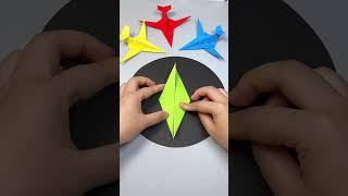 Parent-child handicrafts|Children's handicrafts|Colorful paper airplane|DIY#Folding#DIY#Tutorial