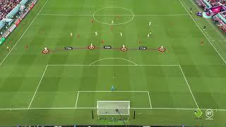 World Cup - 2022. Spain - Costa-Rica. Tactical cam