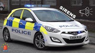 Police siren and horn sounds   (Police cars going to emergency calls) 