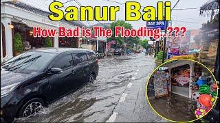 After A Full Day Rain, How Bad Is Flooding In Sanur Bali..?? What People Say About It..??