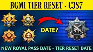 New Season Release date | Bgmi Tier Reset Explain | Bgmi Rank push Tip's and tricks