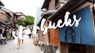 Walking in Kyoto Japan- Special Starbucks coffee shop 【4K】