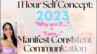 Manifest Consistent Communication 1 Hour: 2023 UPDATED "Why am I?" + "I am" #sp #sleepaffirmations