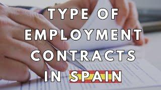 Type of employment Contracts in Spain