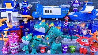16-minutes of satisfying unboxing, cool Super Wings Adventure Base Series Toy Set ASMR | Review Toys