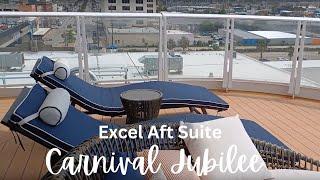 Carnival Jubilee Excel Aft Suite Tour