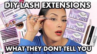 DIY LASH EXTENSION DO'S & DON'TS ANSWERING YOUR QUESTIONS!