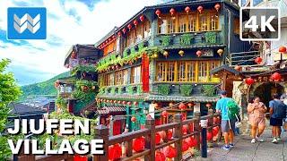 [4K] Explore JIUFEN OLD STREET in Taiwan  2024 Walking Tour Vlog - Spirited Away Location