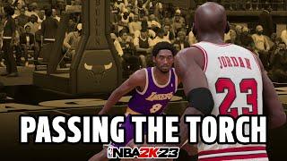 Michael Jordan facing off against young Kobe Bryant | NBA 2K23 Jordan challenge