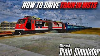 Electric Locomotive Driving in MSTS Open Rails: Easy Step-by-Step Tutorial! 