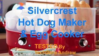 Silvercrest 2 IN 1 Hot Dog Maker And Egg Cooker SHME 450 B2