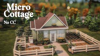 Micro Cottage  Sims 4 Speed Build with Lofi (No Talking)