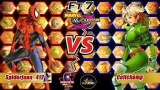 Mvc2: Spiderjuan_412 vs Cefichamp FT7:. 16.05.22 #FREEMVC2 PS3 - PSN COOL