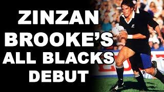 Zinzan Brooke's All Blacks Debut