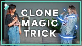 How to Quickly Clone Yourself in Video | Wondershare Filmora Tutorial