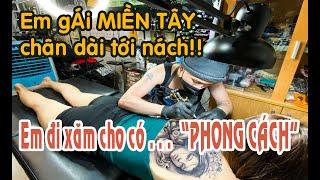 TATTOO single mom hình xăm mẹ bồng con | Lee Thành ĐNai