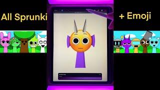 All Incredibox Sprunki with Emoji 1 phase 2 phase horror