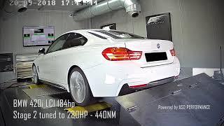 BMW 420i LCI 184hp (B48) stage 2 tuned to 280HP - 440NM powered by ASD PERFORMANCE