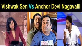 Vishwak Sen Vs Anchor Devi Nagavalli  Troll || Trolling Kaka