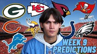 NFL WEEK 9 PREDICTIONS!