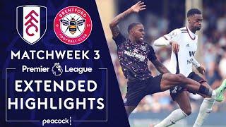 Fulham v. Brentford | PREMIER LEAGUE HIGHLIGHTS | 8/20/2022 | NBC Sports