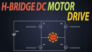 H bridge DC Motor control | Bipolar drive | Unipolar Drive | H bridge Motor driver using MOSFET